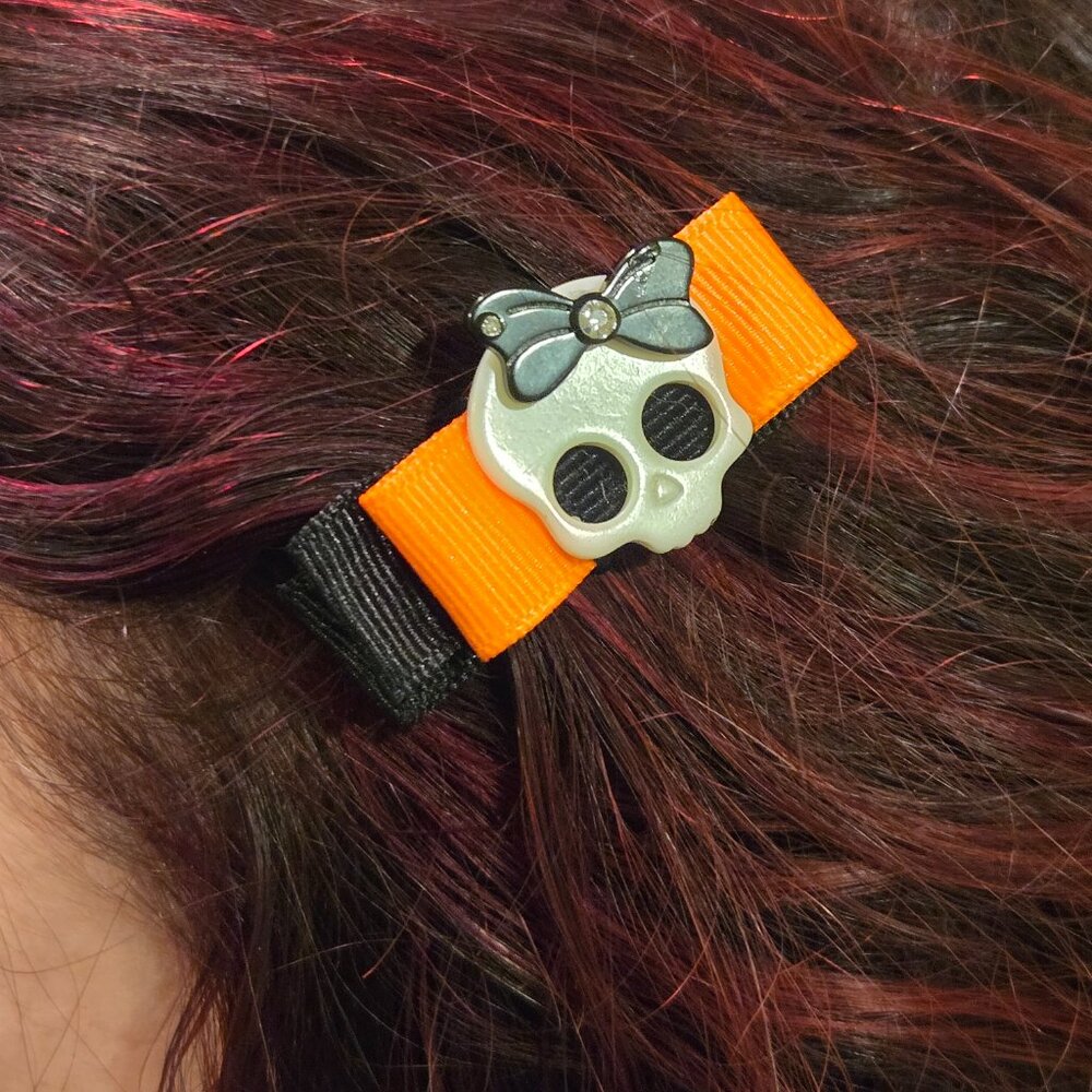 Handmade Halloween Hair Clip